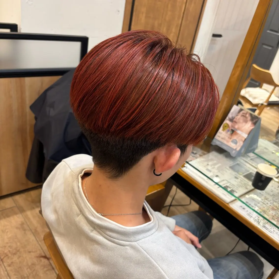 カラー メンズ 新原 陽那のヘアスタイル