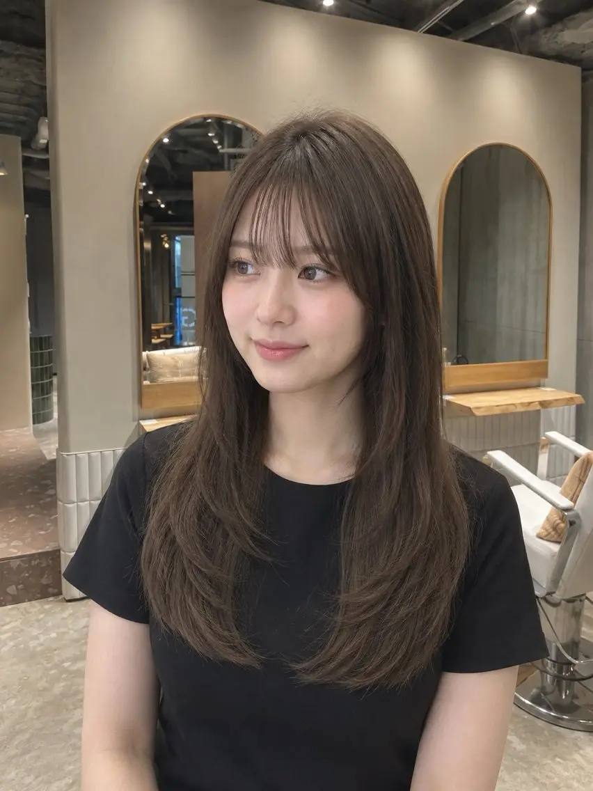 ロング カラー 銀座/骨格/似合わせ 垢抜けレイヤー/菅原のヘアスタイル