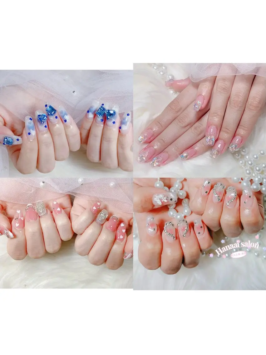 ミディアム ハンドネイル Hanaai Salon新大久保店のネイルデザイン