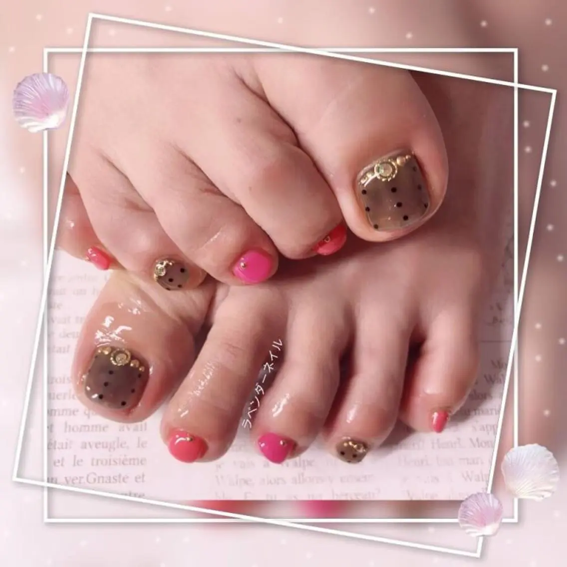 ネイル ラベンダー💖日暮里 ルル💖ネイルのネイルデザイン