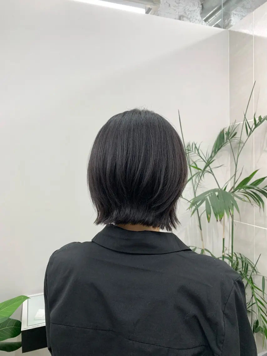ショート ボブレイヤー ボブ レイヤーカット カット トリートメント 本格ヘッドスパ🌿 ×ヘア 佐藤のヘアスタイル