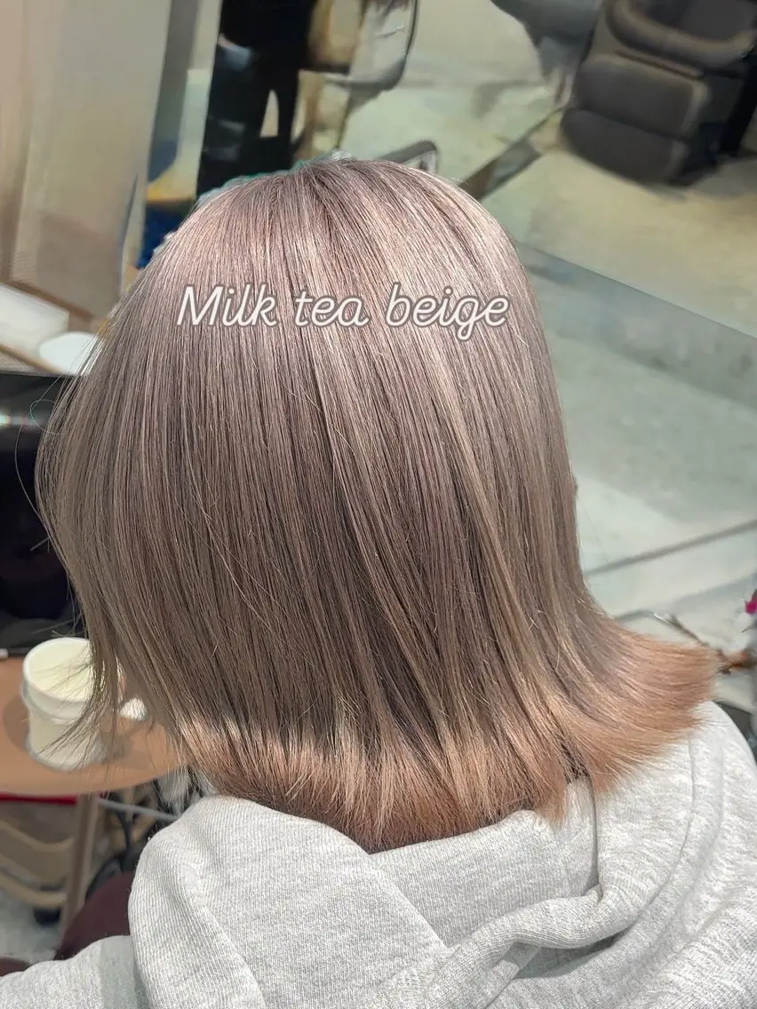 ブリーチリタッチ+全体カラー【lulu表参道】の写真