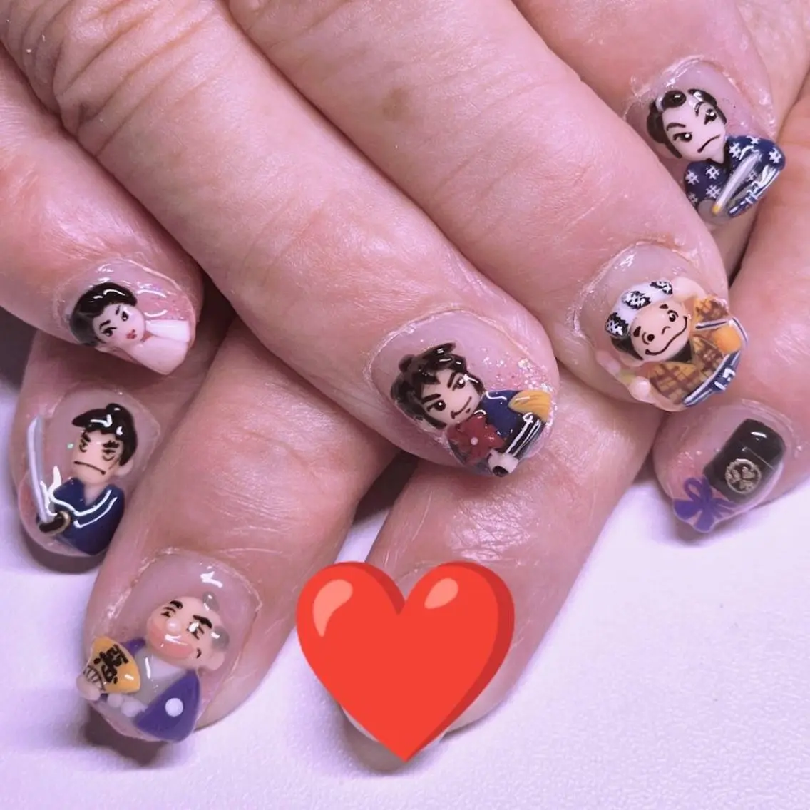 ネイル アートネイル グラデーション ラメ(グリッター) ピンク ハンドネイル よしだ ひろきのネイルデザイン