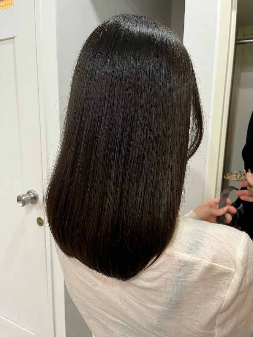 ミディアム Sanaダブルカラー ✨️パルコ徒歩1分のヘアスタイル