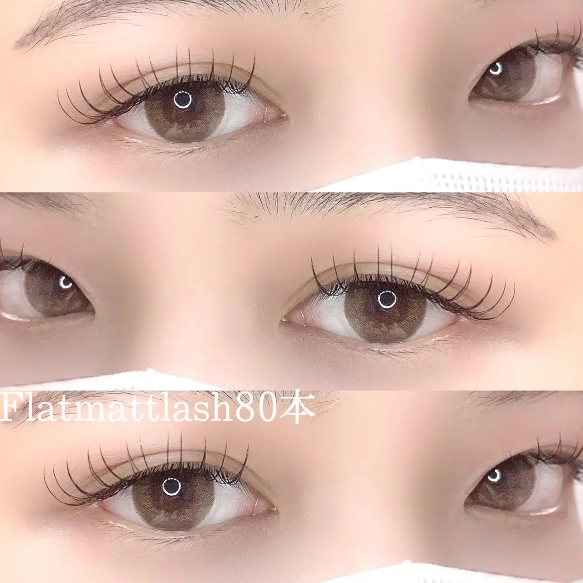 マツエク・マツパ フラットラッシュ eyelash "Koa"🕊🤎のマツエク・マツパデザイン