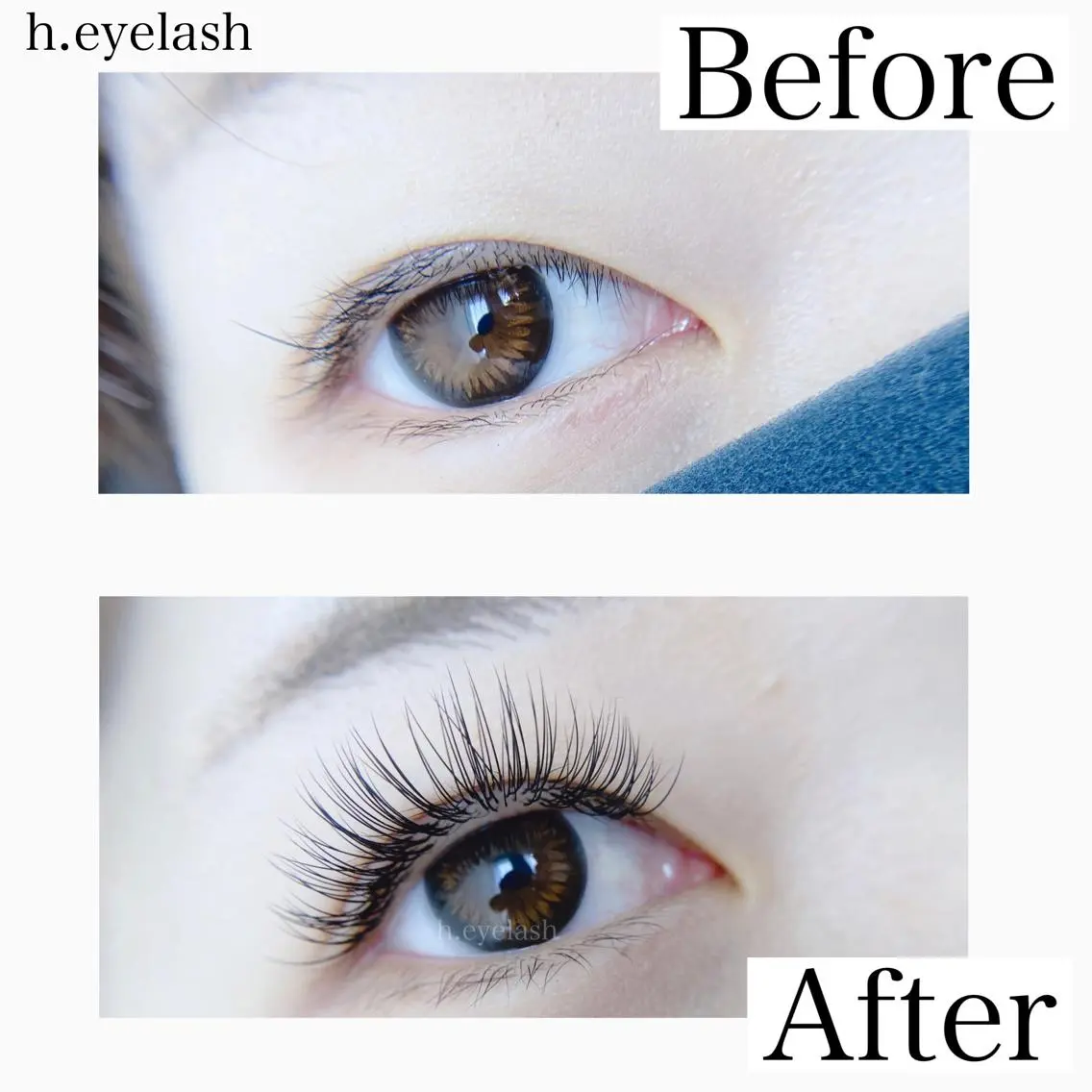 マツエク・マツパ フラットラッシュ 一重×まつ毛パーマ ボリュームラッシュ マツエク h..eyelash ..Hiroのマツエク・マツパデザイン