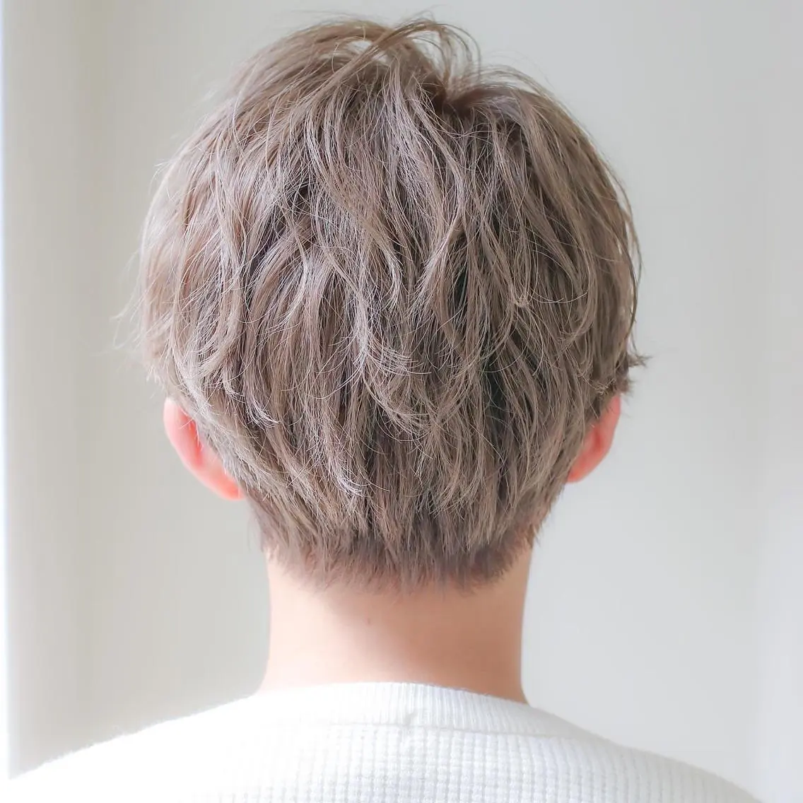 ショート カラー パーマ ハンサムショート ショートヘア カット ヘアカラー トリートメント Lond re Maison.原宿のヘアスタイル