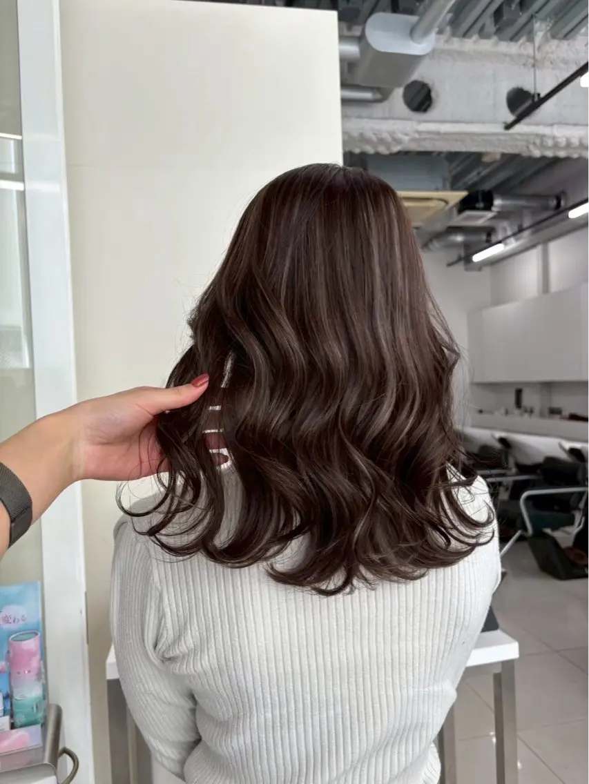 ロング カラー ヘアカラー ハイライトモデル募集 ✨️ALIVEりんのヘアスタイル