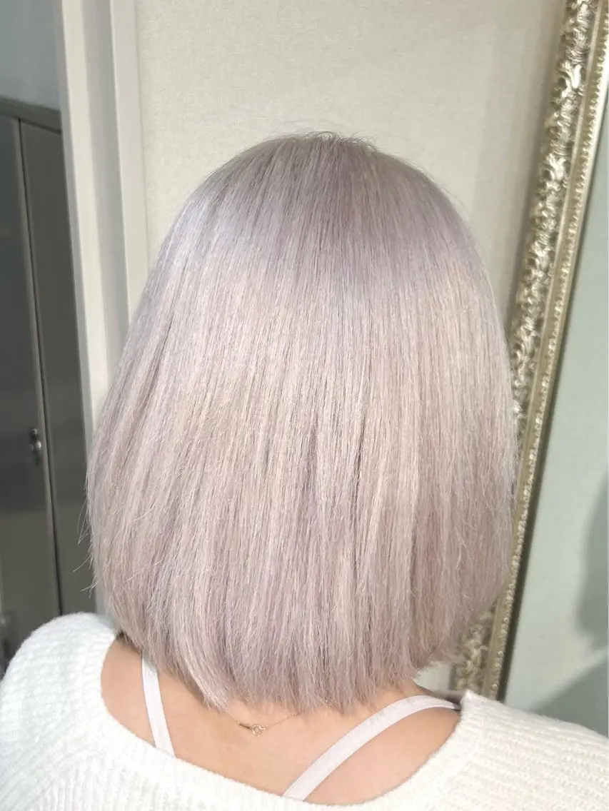 ミディアム ヘアカラー トリートメント エクステ×ハイトーン 🌈KEISUKEのヘアスタイル
