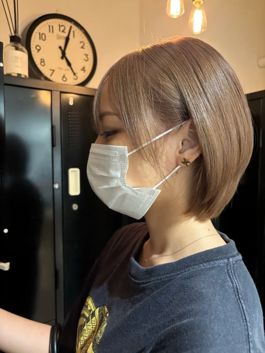 カラー ヘアカラー 🪺透明感カラー/ 暖色/カエデ🪺のヘアスタイル