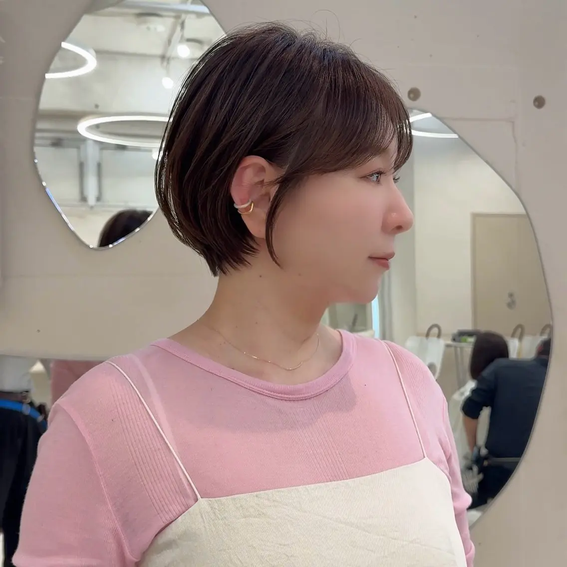 ショート カラー 似合わせショートカ ット/福岡/えりのヘアスタイル