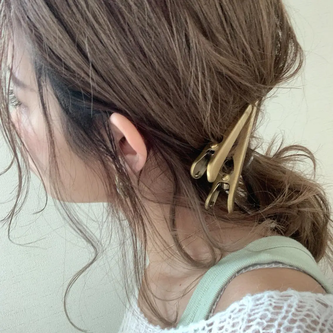 ミディアム ヘアアレンジ 吉原 由菜のヘアスタイル