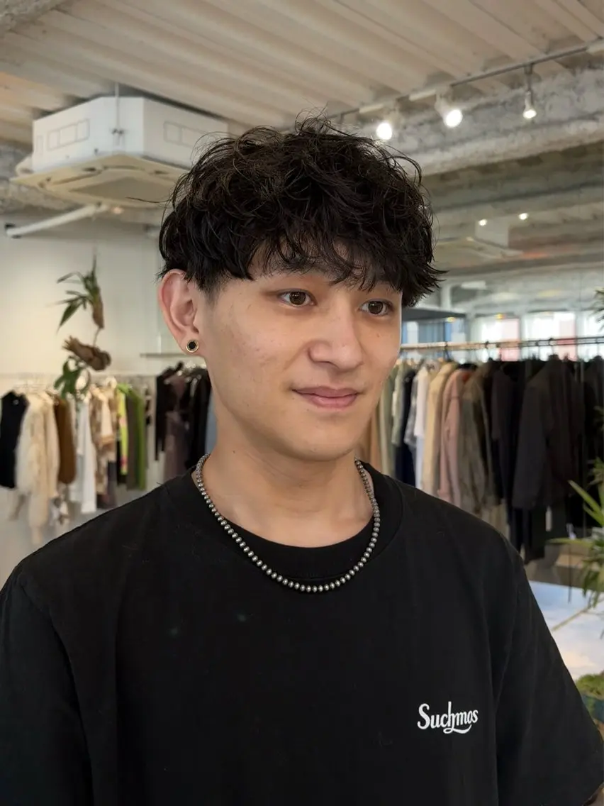 パーマ メンズ カット パーマ ANY/メンズ特化/ シバヤ ユウキのヘアスタイル