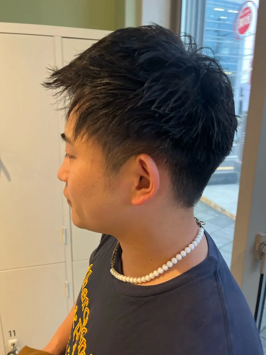 ショート パーマ メンズ shoji༄ mikuのヘアスタイル