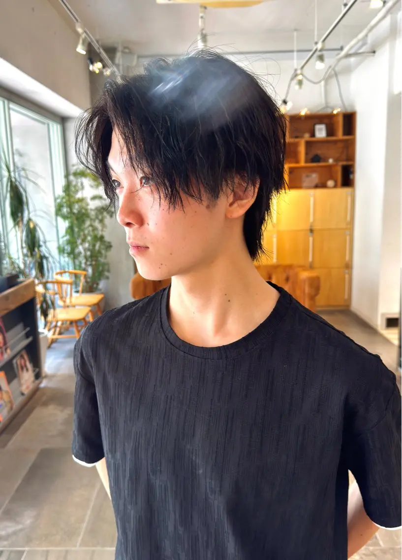 ショート カラー メンズ カット ヘアカラー トリートメント 髪質改善/メンズヘア 上野 聖斗🌱‬‪のヘアスタイル