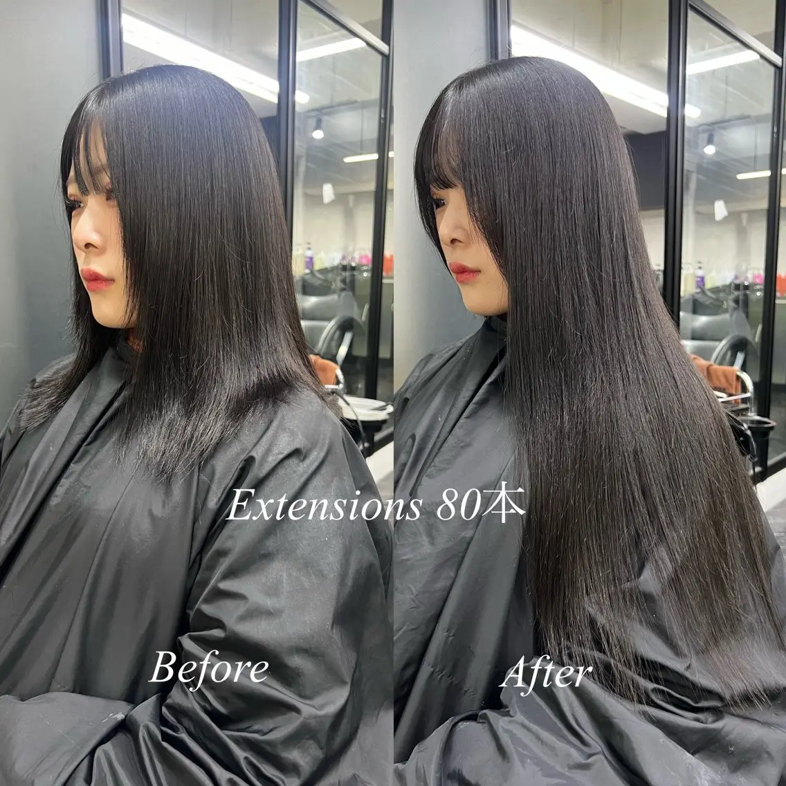 ロング カラー シールエクステ ハイトーンカラー エクステ ヘアカラー エクステ シールエクステ特化 ハイトーン、NANAのヘアスタイル