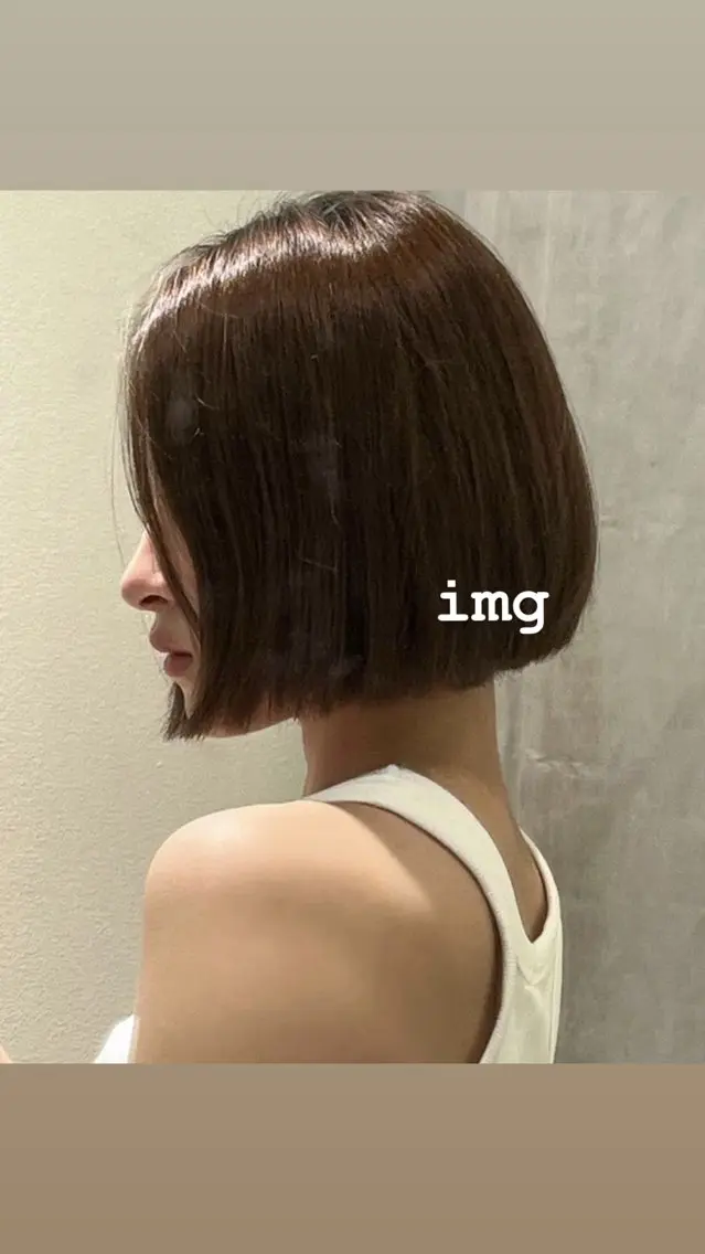 【ボブ/ミディアムにする方限定🌧️】カット➕透明感カラー➕silkトリートメントの写真
