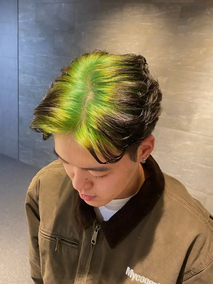 メンズ カット ヘアカラー Yamada Ami🪐のヘアスタイル