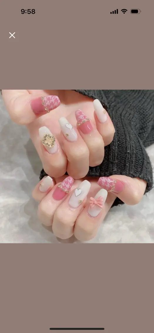 ネイル ハンドネイル 長谷川 奈緒美のネイルデザイン