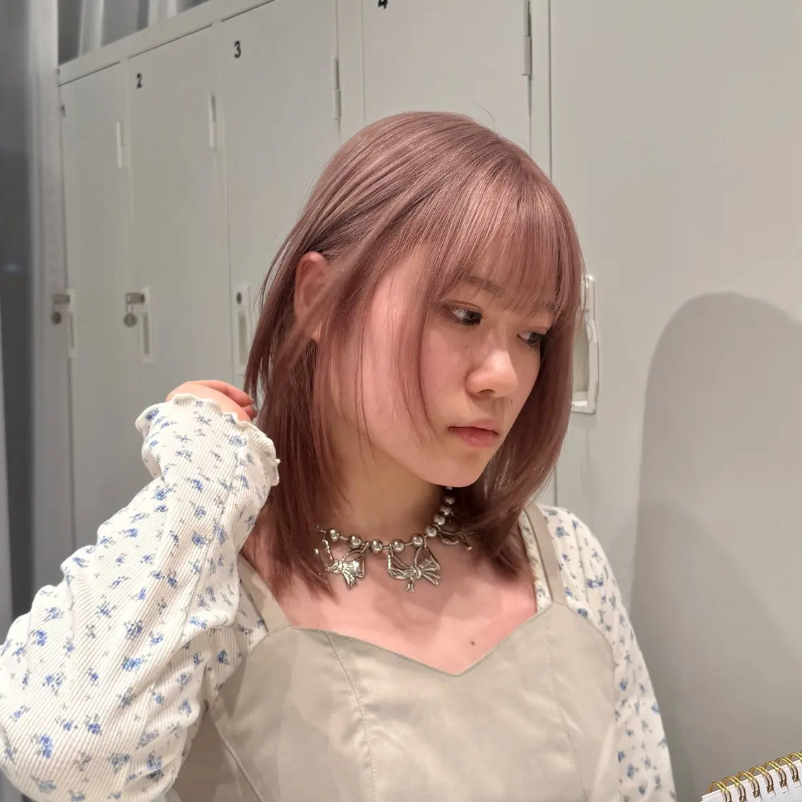 ミディアム ヘアカラー 岸本 拓海のヘアスタイル