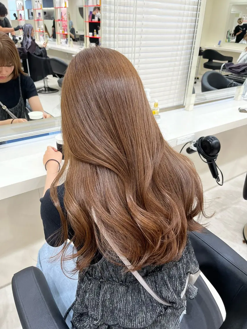💕期間限定💕ブリーチなしWカラー🩷炭酸スパ、巻き髪付き🎀の写真
