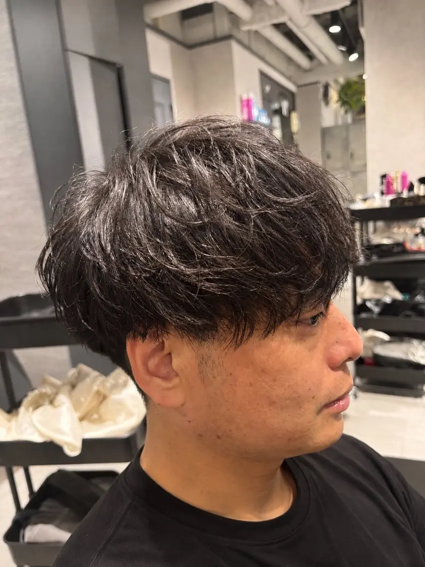 メンズ マッシュ カット 増田 拳士のヘアスタイル
