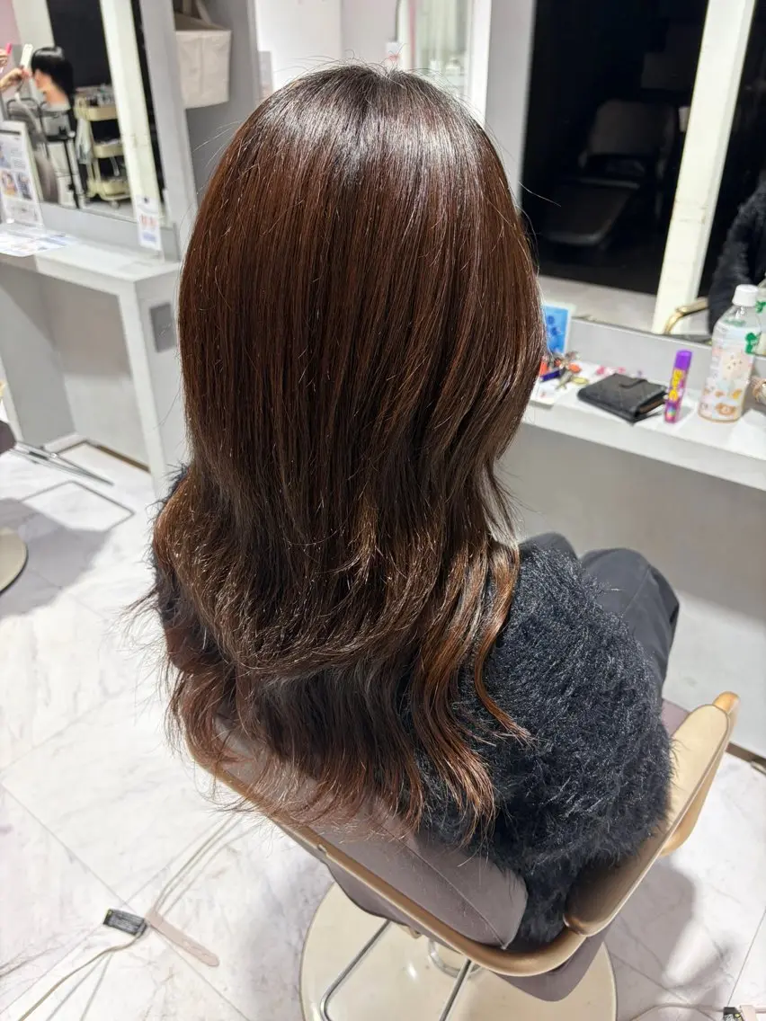 ミディアム BIANCA伊勢崎 mayaのヘアスタイル