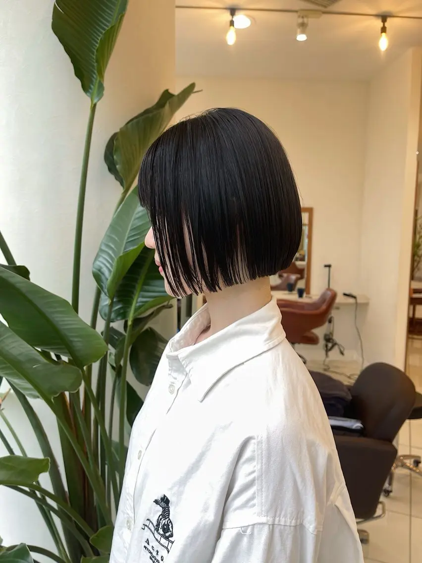 ショート ボブ カット ヘアカラー トリートメント 丁寧なカウンセリング 🌿KENTA🌿のヘアスタイル