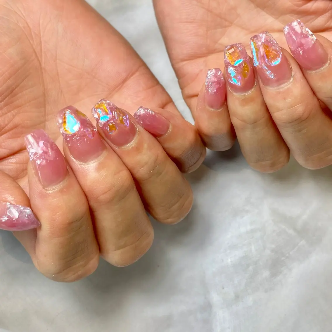 ネイル 持ち込み スカルプネイル ハンドネイル Reflection marikoのネイルデザイン
