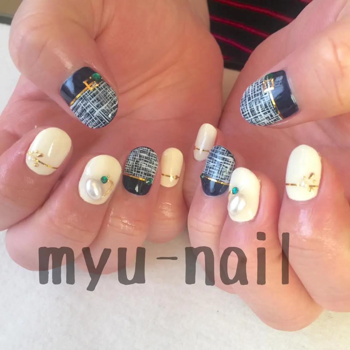 ネイル ハンドネイル ホームサロン myu-nailのネイルデザイン