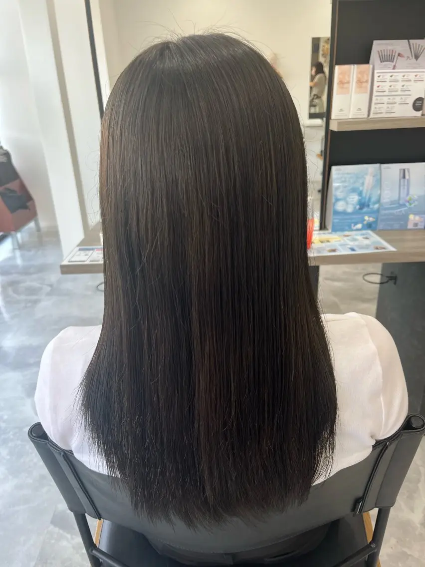 ロング カラー カット ヘアカラー Yumi/艶髪/ 透明感カラー🤍のヘアスタイル