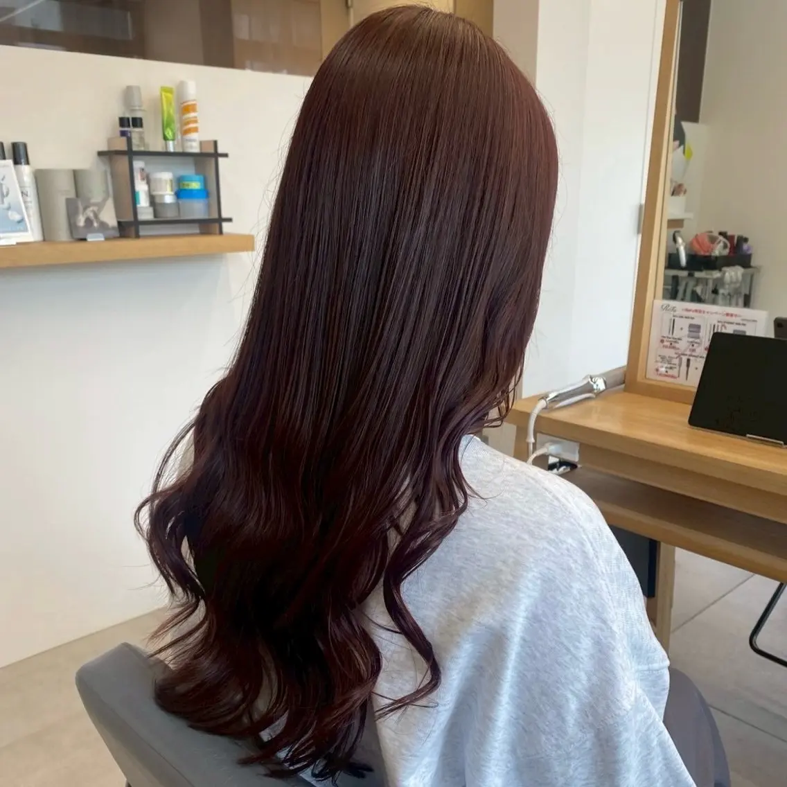 ロング カラー はらゆか🦄レディー スカット🧸のヘアスタイル