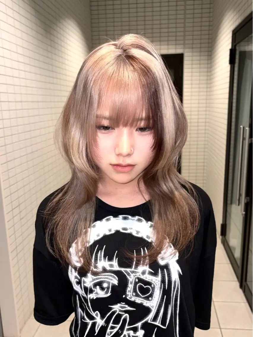 ミディアム 色落ち特化/似合わせ カット🎼MEIのヘアスタイル