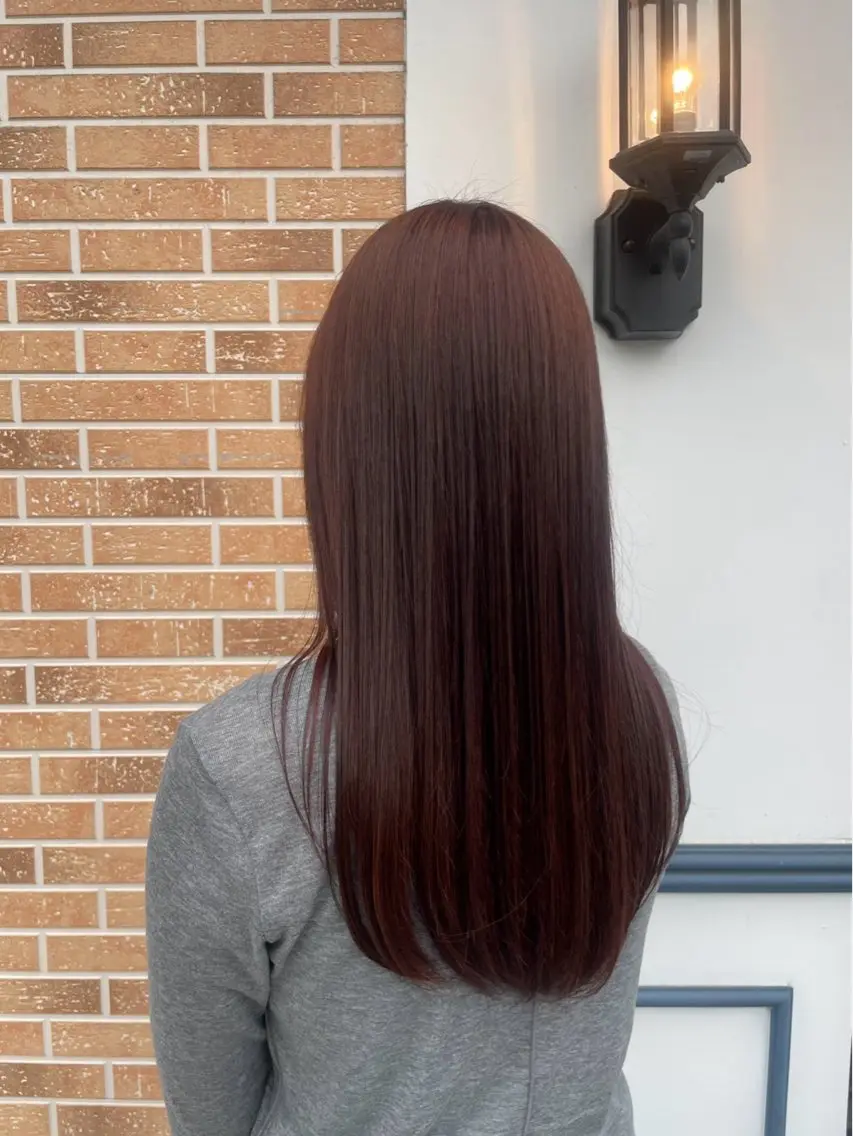 ロング カラー 中澤 來美のヘアスタイル
