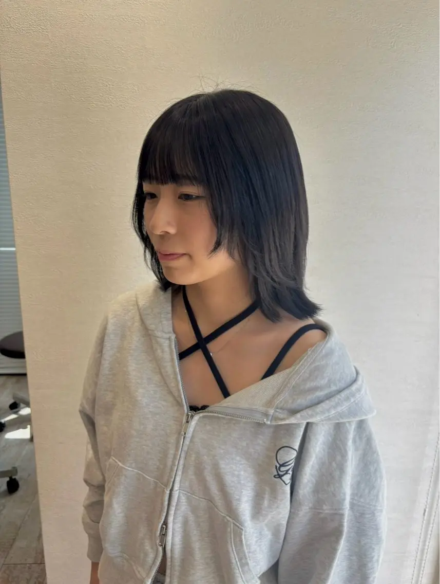 ミディアム 荒神 駿太のヘアスタイル