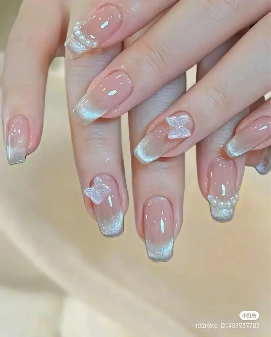 ネイル チークネイル フットネイル フレンチネイル グラデーション 韓国ネイル YUKI NAILのネイルデザイン