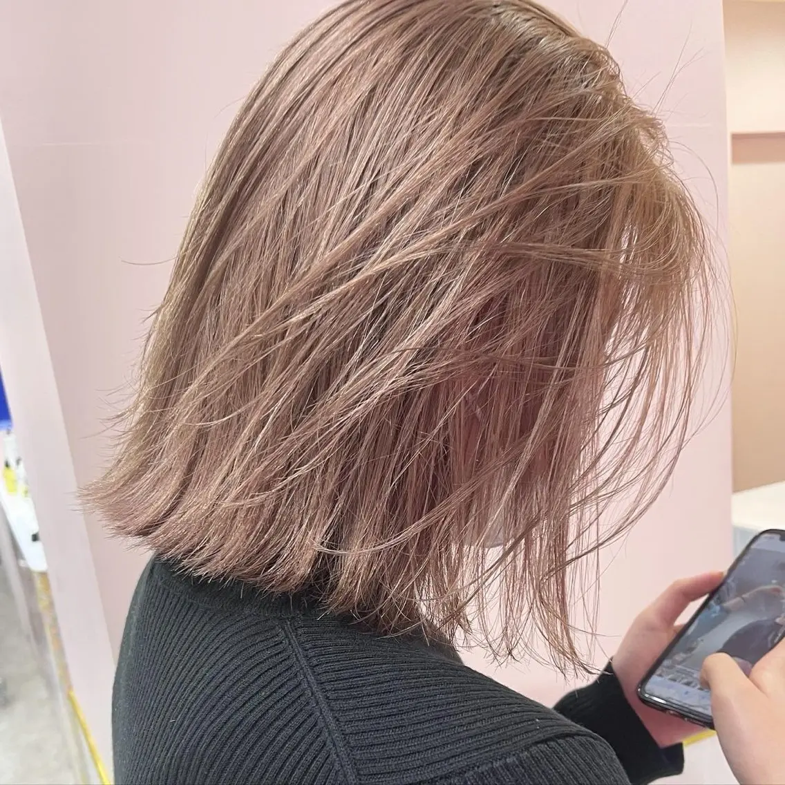ミディアム カラー 菊地 悠汰のヘアスタイル