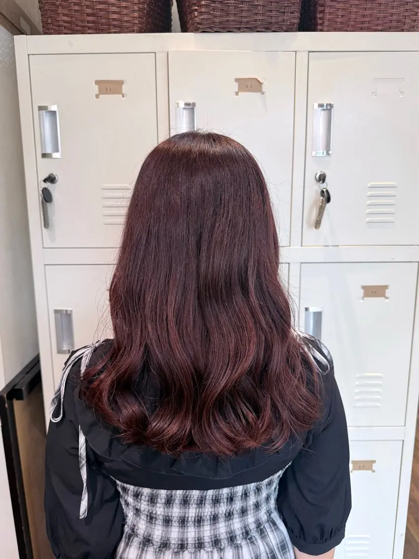 ロング カラー ラベンダーカラー ラベンダーピンク ピンクカラー 🍒せいら🍒 /艶・暖色カラーのヘアスタイル