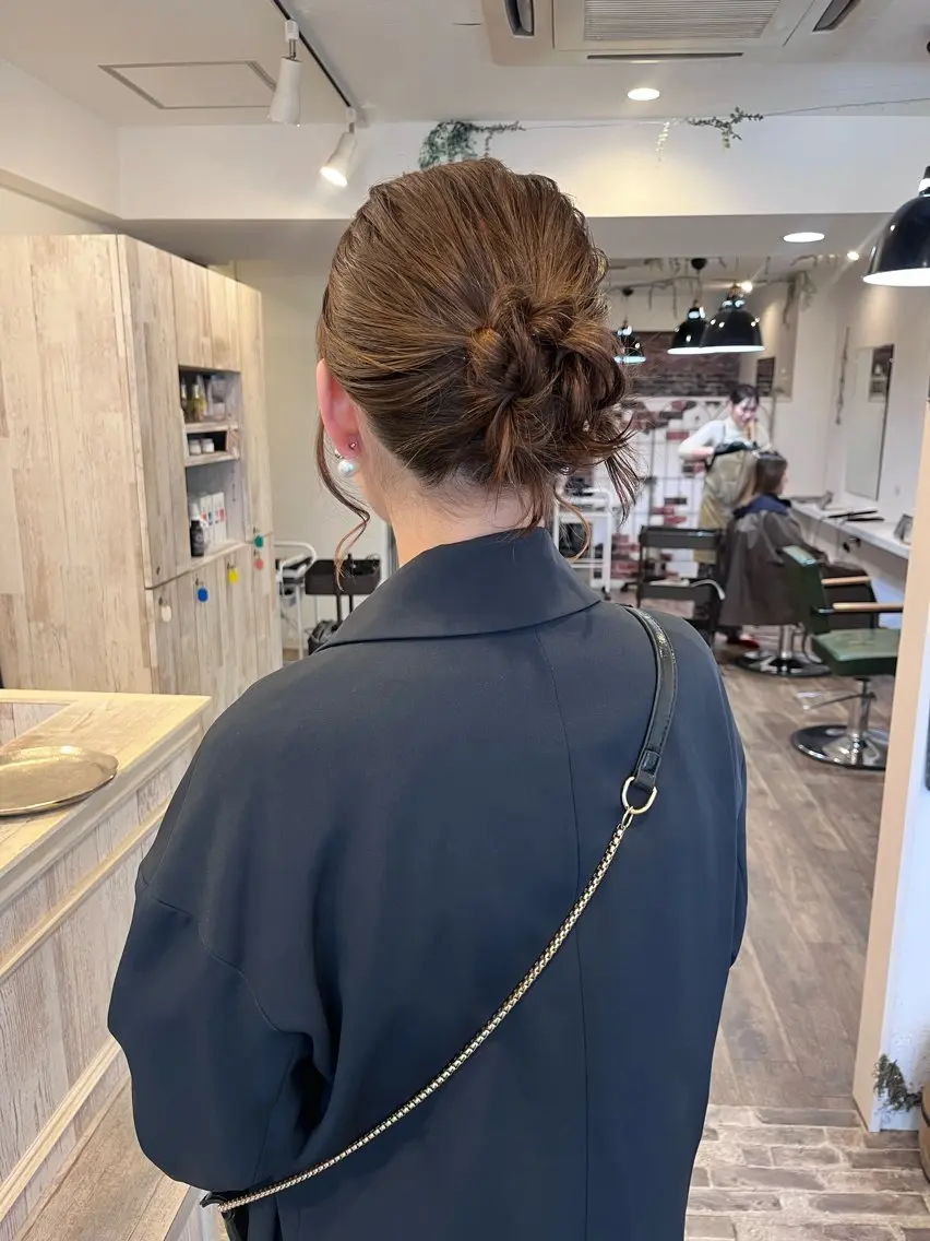 ヘアアレンジ ヘアセット niko RINKAのヘアスタイル