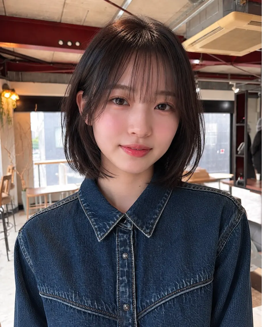 ショート カラー カット ヘアカラー トリートメント 小顔垢抜けレイヤー/ ハイトーン/YUTOのヘアスタイル