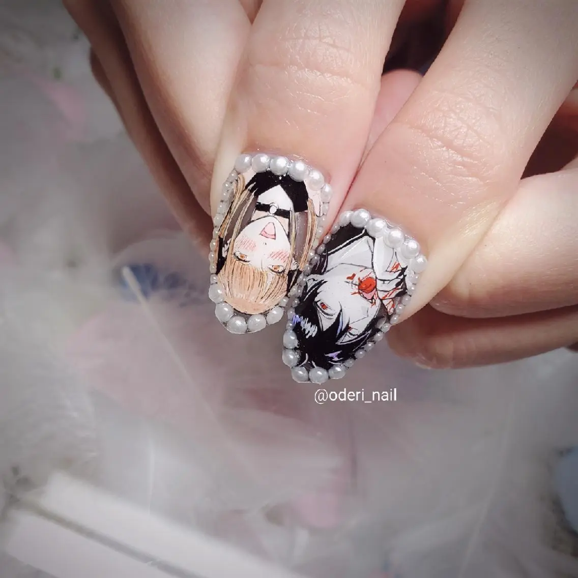 ネイル アートネイル ジェルネイル おで@ oderi_nailのネイルデザイン