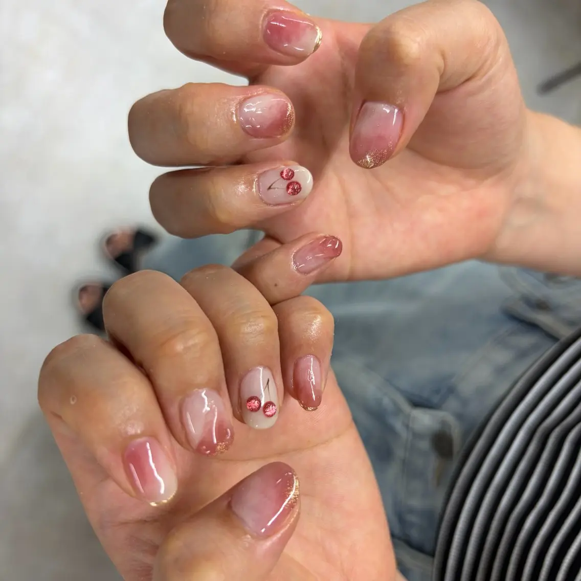 ネイル ニュアンスネイル ハンドネイル ibelu SUZUのネイルデザイン