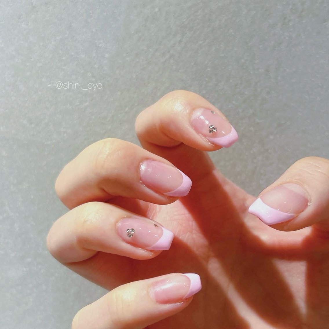 ネイル クリアネイル フレンチネイル shin./ 渋谷eye&nailのマツエク・マツパデザイン