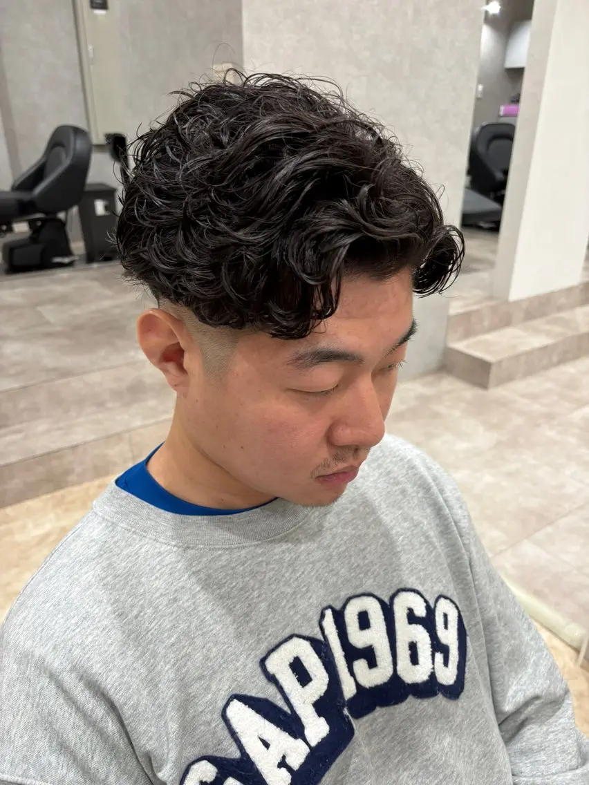 ショート メンズ 古川 琉星のヘアスタイル