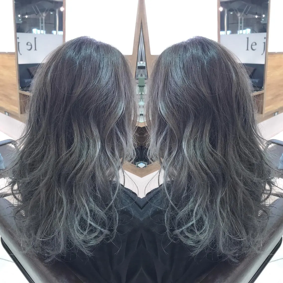 ロング カラー グラデーションカラー イルミナカラー 青木 茂樹⭐️ 透明感カラーのヘアスタイル