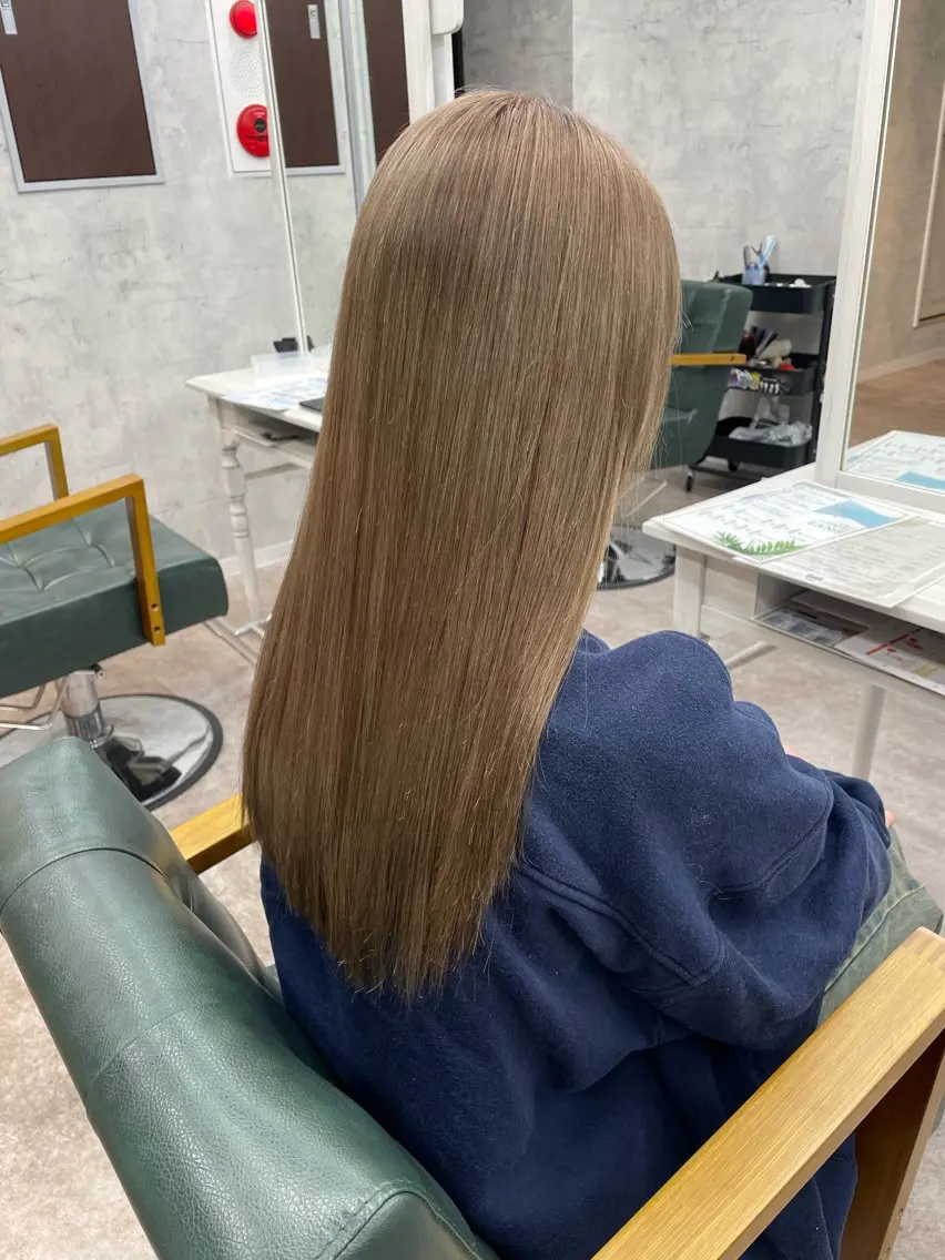 ロング カラー トリートメント 似合わせ🌿‬髪質 改善🧸RYUGOのヘアスタイル