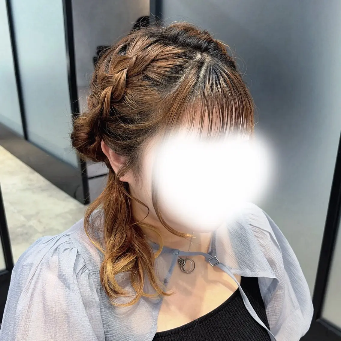 ロング ヘアアレンジ ヘアセット 🥣あゆ/梅田/ハイ トーン/ブリーチ🩶のヘアスタイル