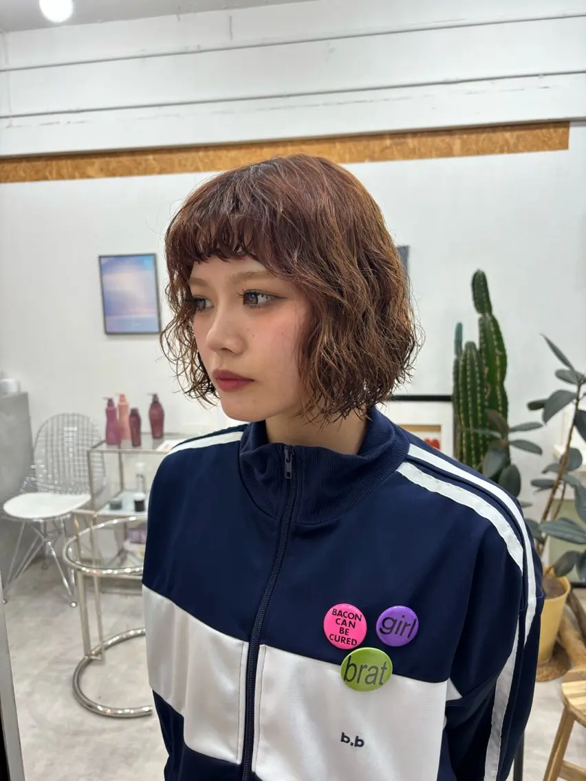 【レディース人気No.1】ボブパーマの写真