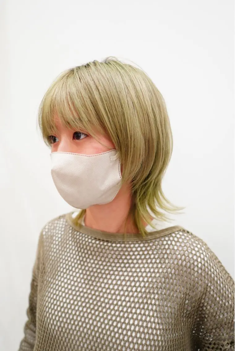 ショート カラー パーマ ウルフカット ⭐️ボブ/ショート りゅうしんのヘアスタイル