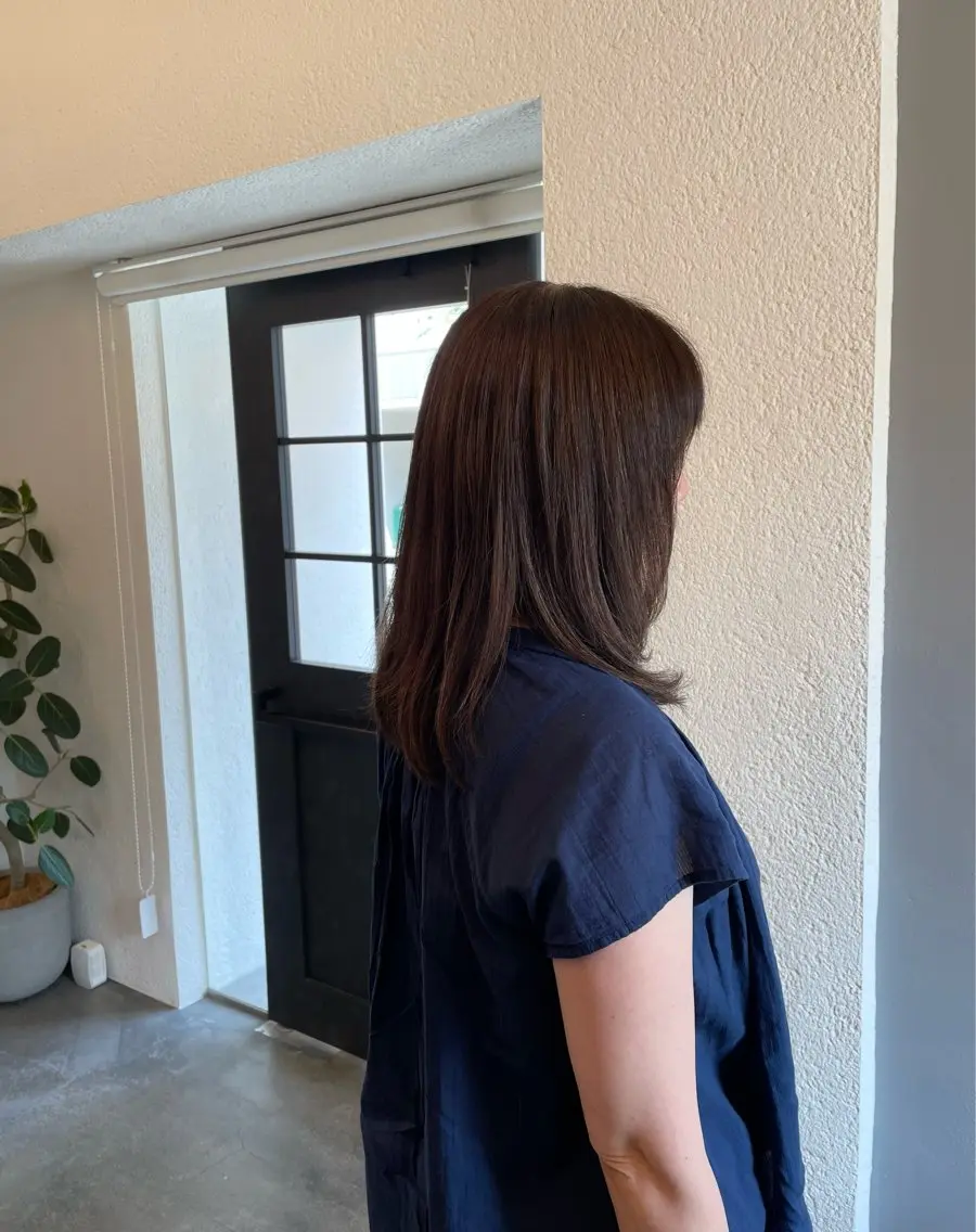 ミディアム 吉富 博美のヘアスタイル